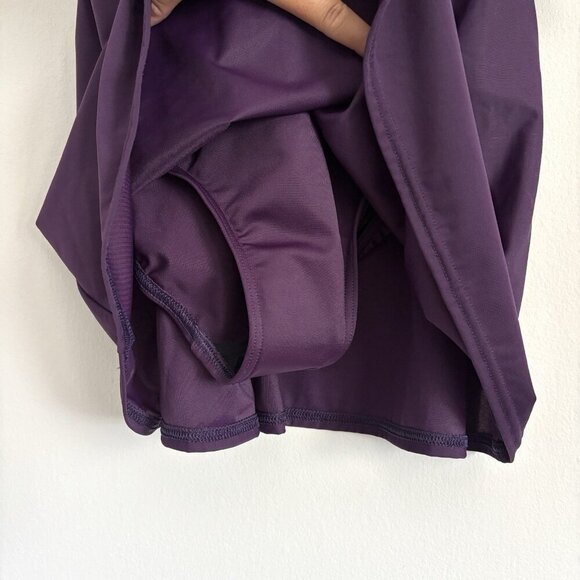 NEW Miraclesuit Purple One Piece Marais Swim Dress Swimsuit Women’s Size 16 - Picture 6 of 10